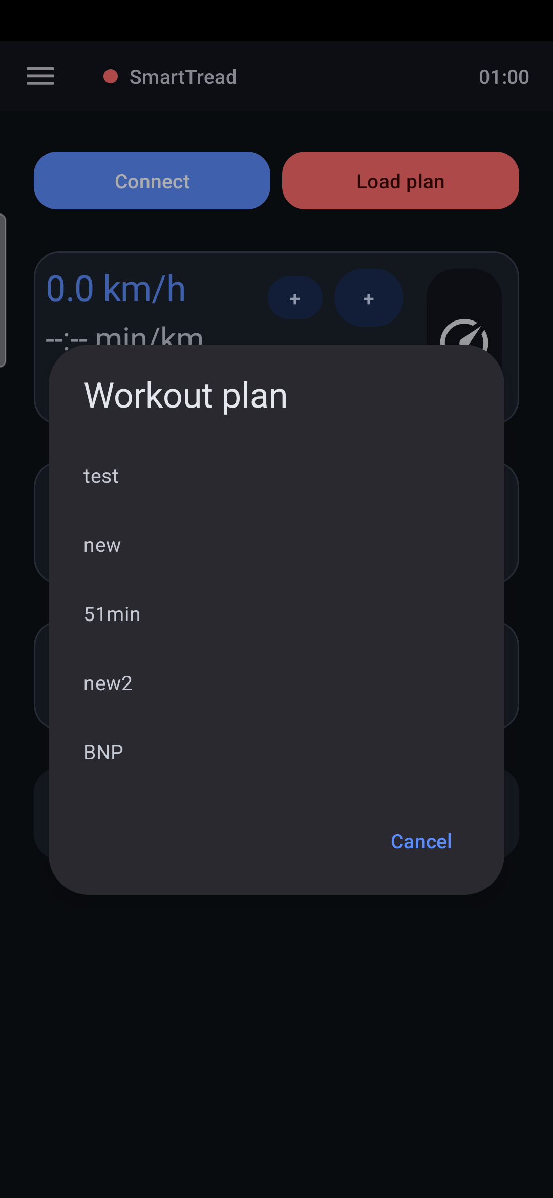 Workout plan editor with text-based interval syntax