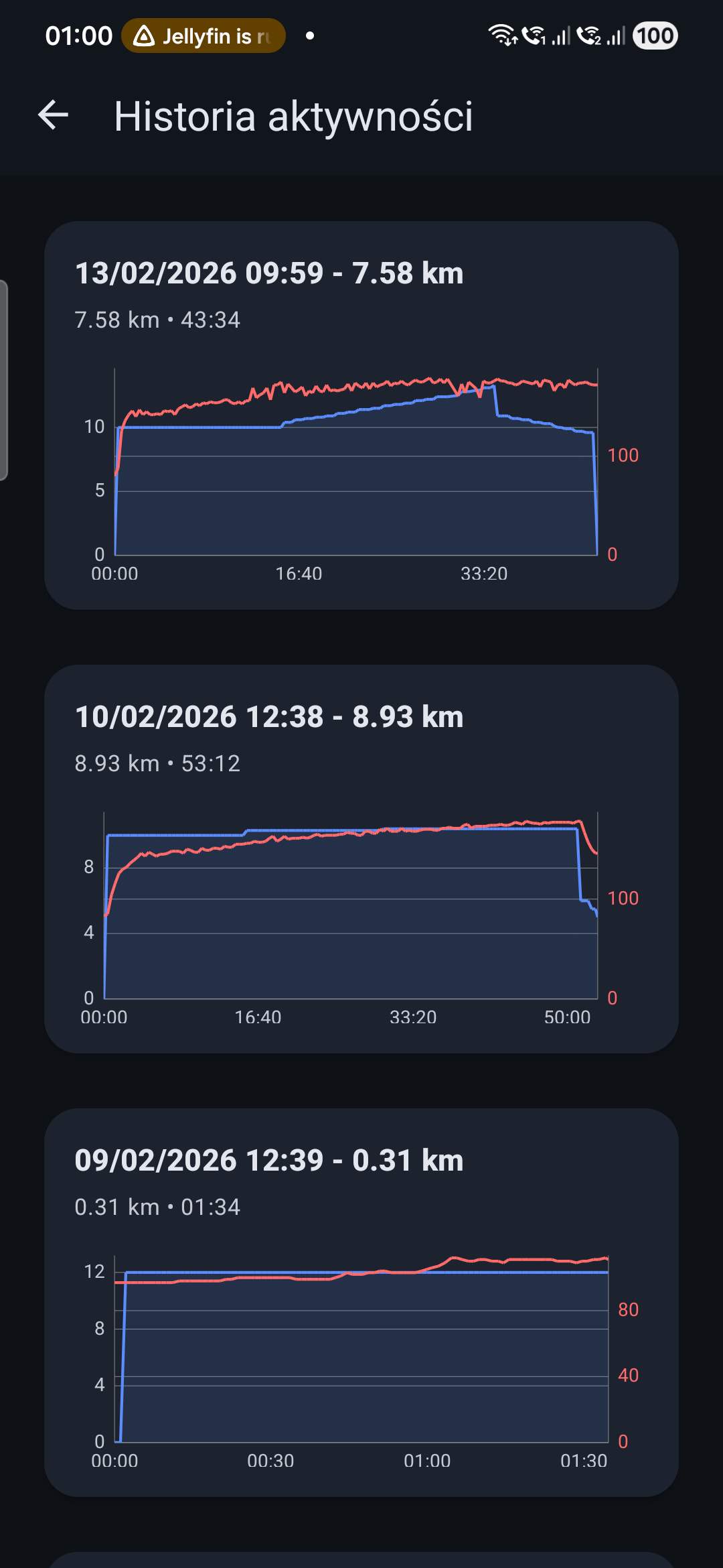 Workout plan help popup that explains syntax rules
